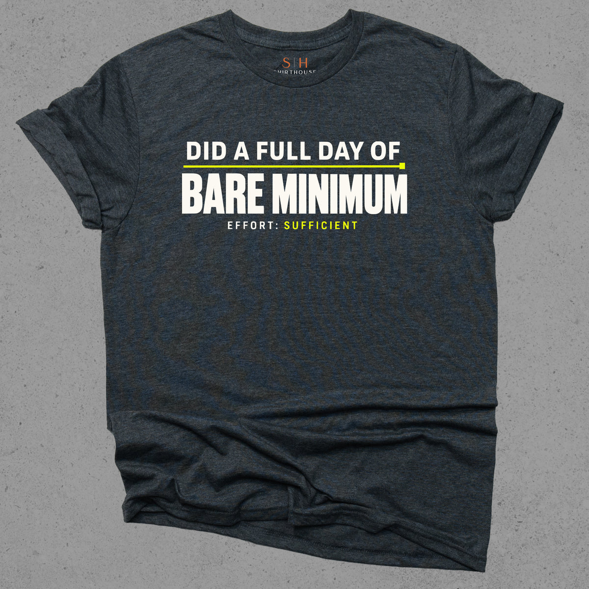 Did a Full Day of Bare Minimum