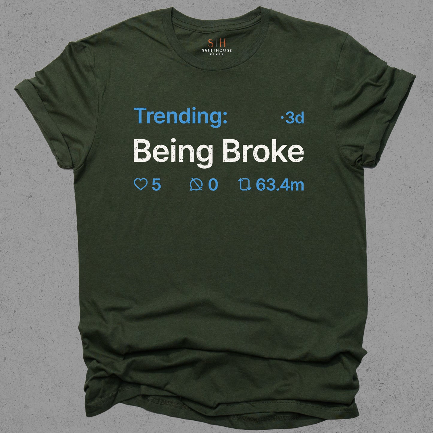Trending - Being broke