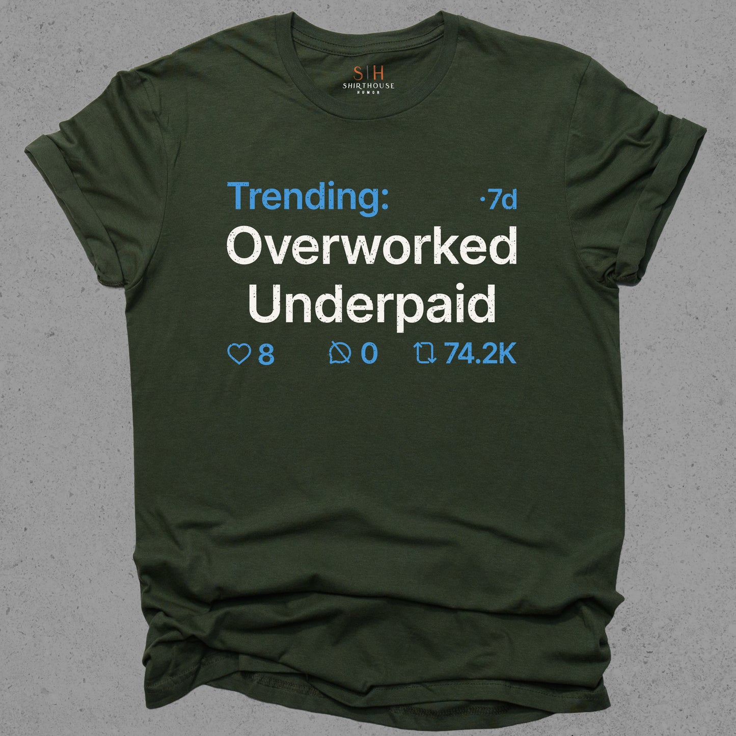 Trending - Overworked underpaid