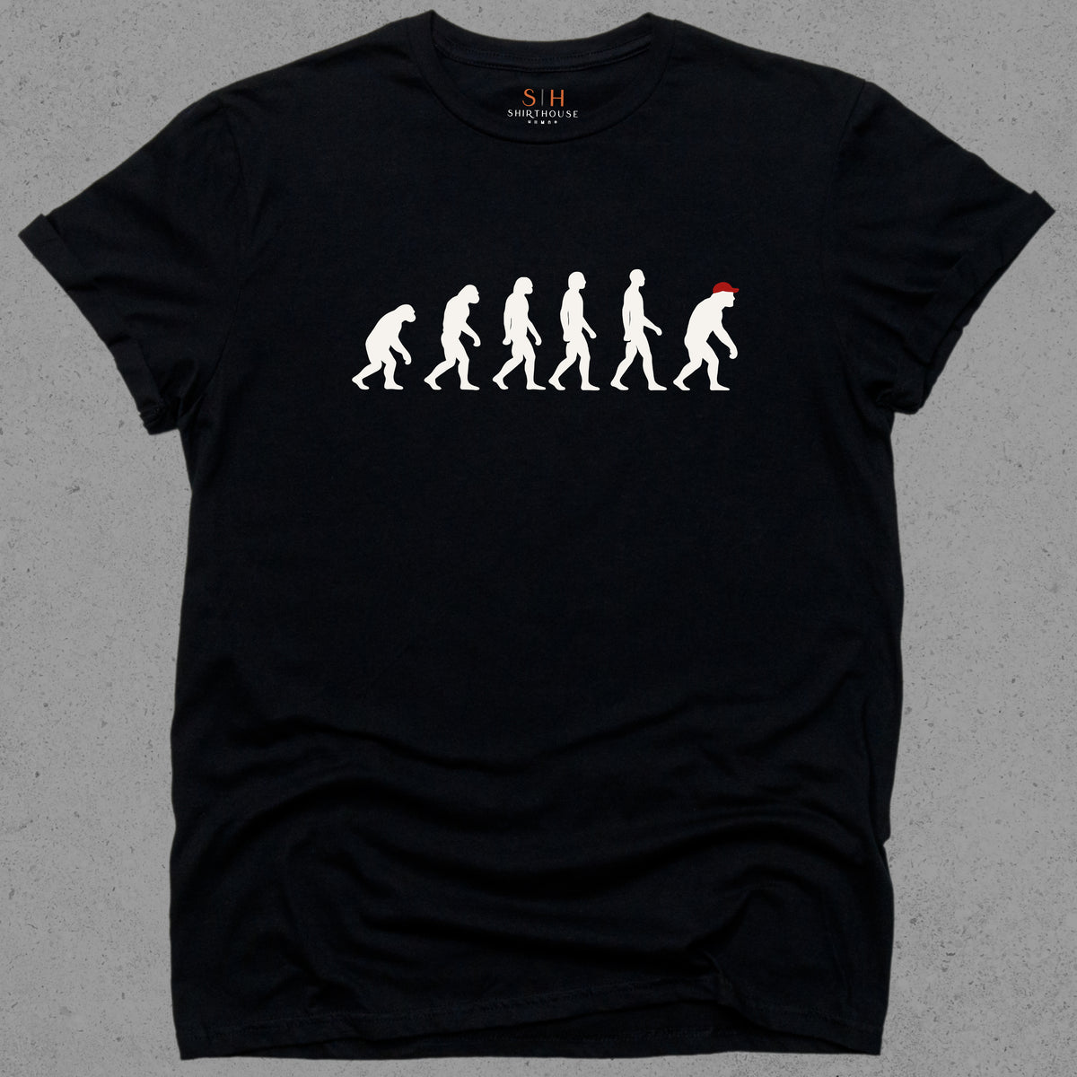 Evolution of Humans Red Cap