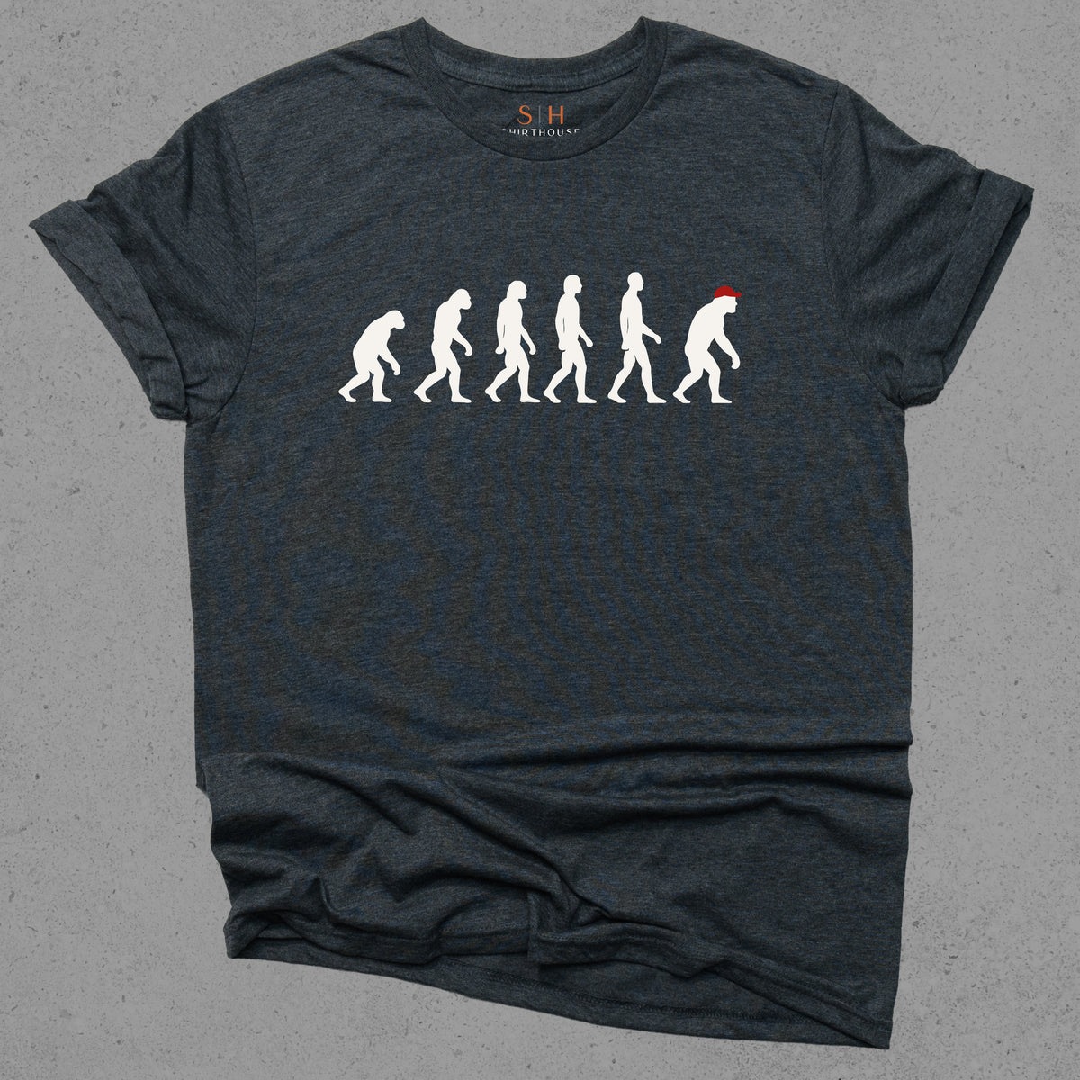 Evolution of Humans Red Cap