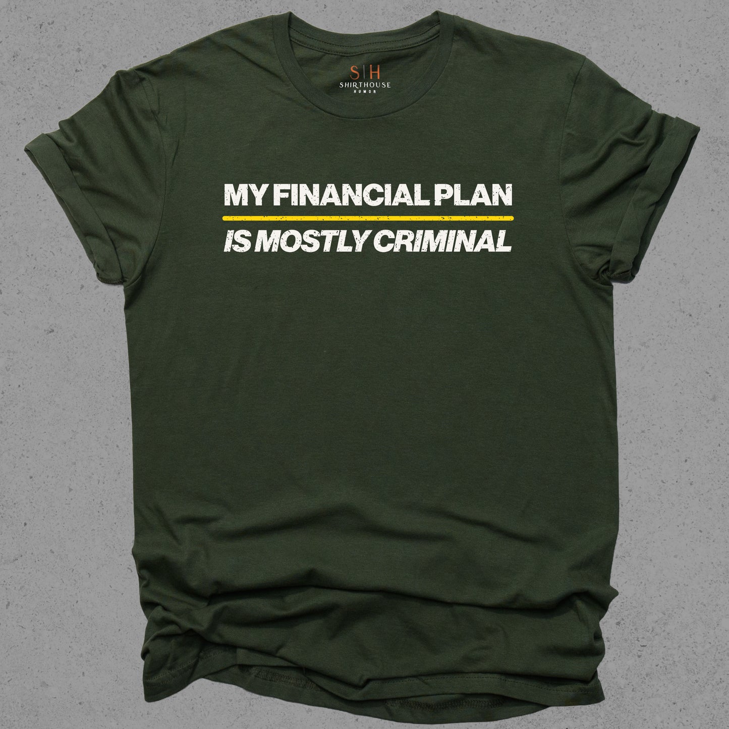 My financial Plan is mostly criminal
