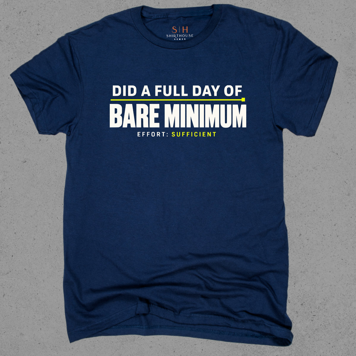 Did a Full Day of Bare Minimum
