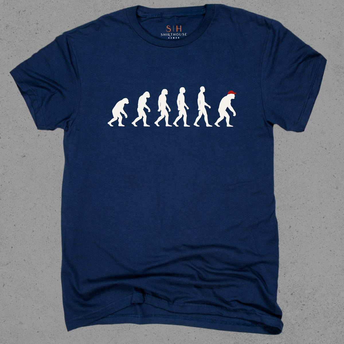 Evolution of Humans Red Cap