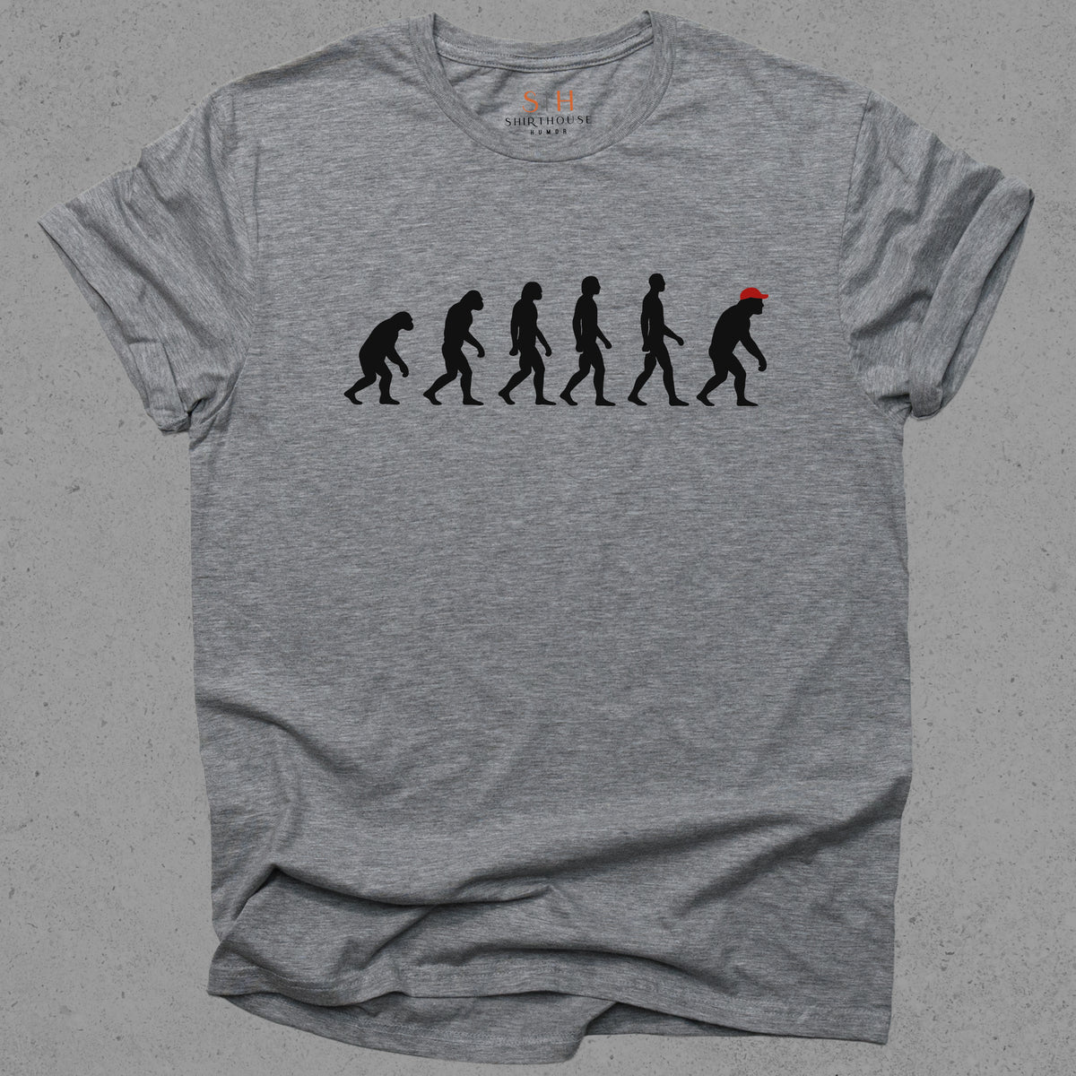 Evolution of Humans Red Cap